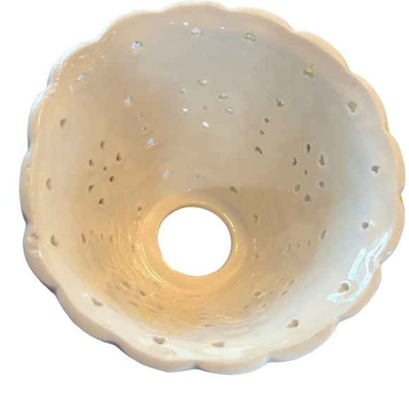 Vintage Porcelain Lamp from Cracker Barrel Pink Roses and Gold Trim Cott… - Picture 5 of 8